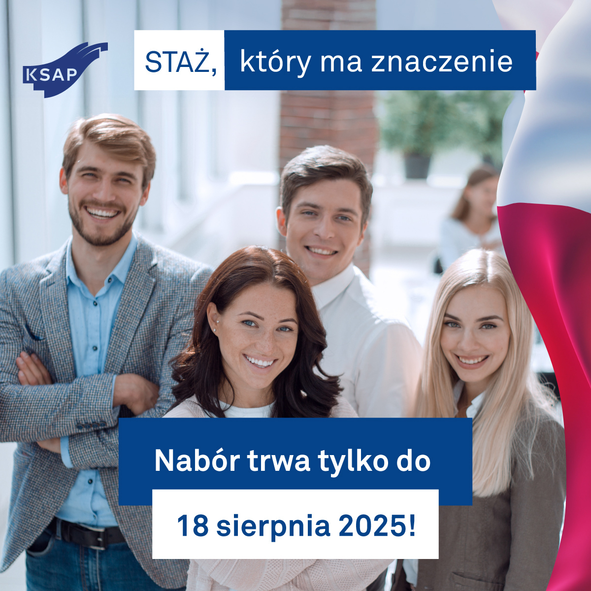 Zdjęcie artykułu Informacja o rekrutacji do kształcenia na urzędnika mianowanego w KSAP
